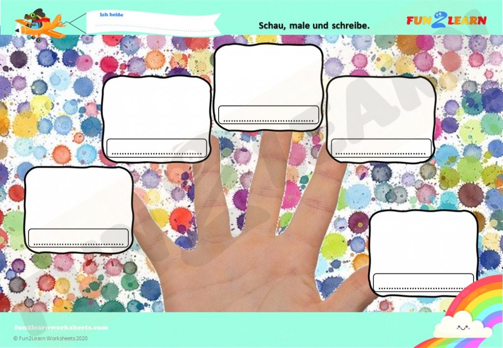 free worksheet Steve and Maggie Deutsch tiere