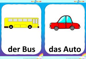 Die Räder am Bus free flashcards