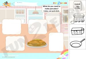 peppa pancakes free worksheet