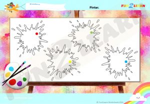 spanish colors free worksheet