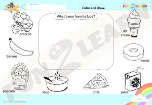 do you like broccoli worksheet