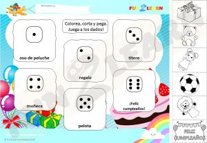 Juguetes Steve and Maggie Español free worksheet