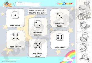 bedtime routines worksheet