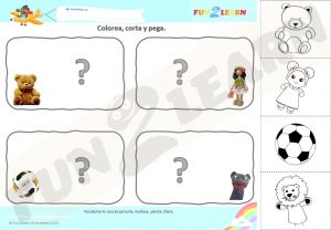 Juguetes Steve and Maggie free worksheet