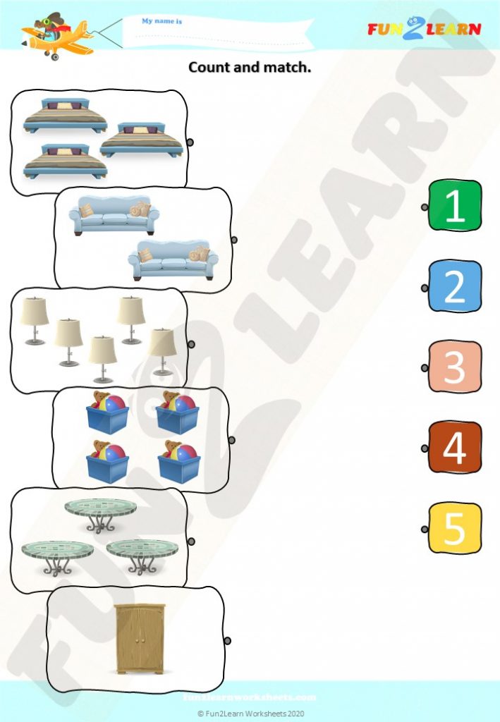 pocoyo bedroom free worksheet