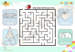 santa where are you free esl worksheet