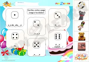 Steve and Maggie Español free worksheet juguetes