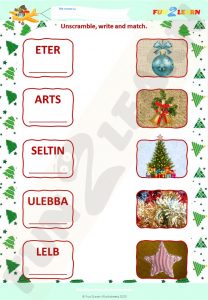 free steve and maggie christmas worksheet