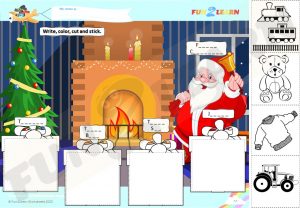 Steve and Maggie Christmas Presents ESL Worksheet