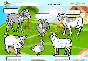 spanish old mcdonald free worksheet