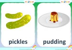 do you like pickle pudding flashcards