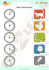 hickory dickory dock free worksheet
