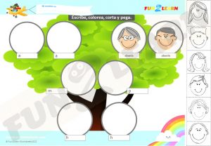 steve and maggie spanish family free worksheet