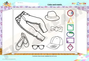 pocoyo dress up worksheet