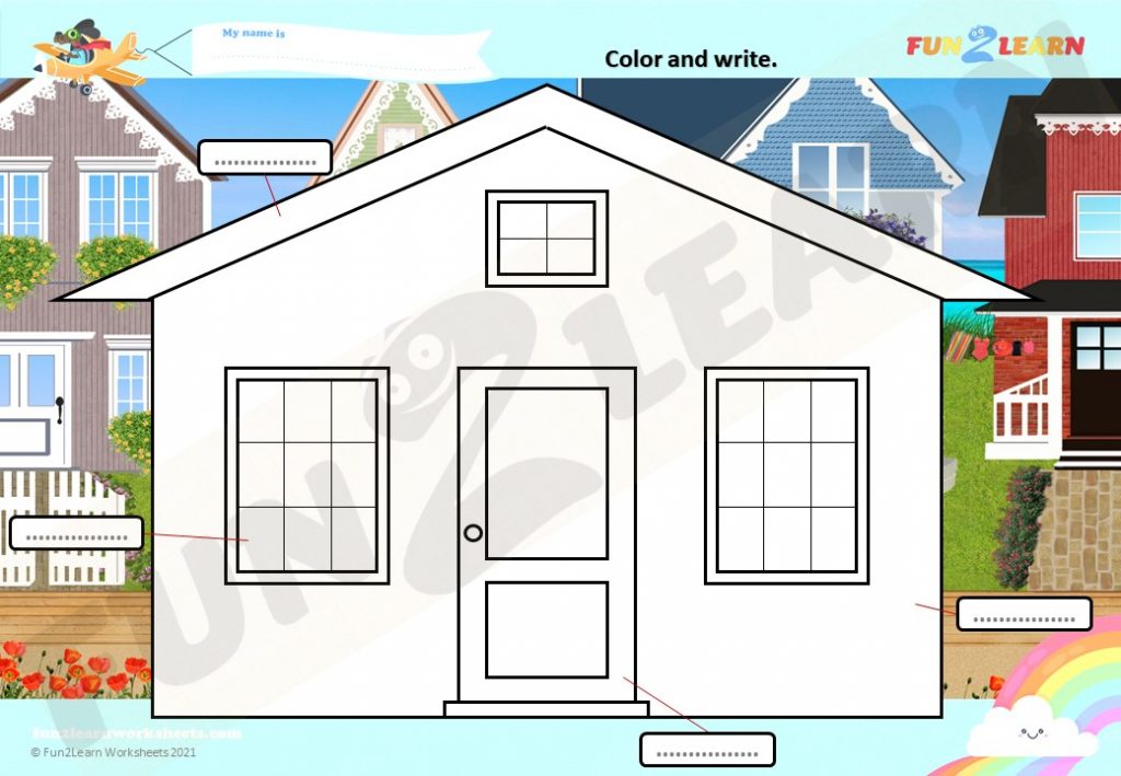 elly's playhouse free worksheet