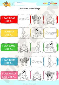 be a tiger free esl worksheet