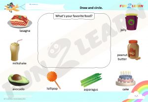 lasagna milkshakes esl worksheet
