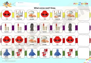 peppa dressing up free worksheet