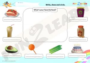 do you like lasagna worksheet