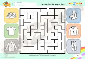 get dressed super simple worksheet
