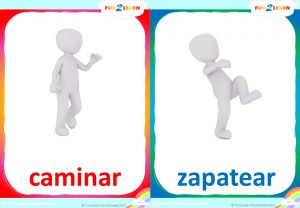 caminando selva super simple flashcards