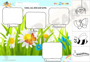 bugs song free worksheet