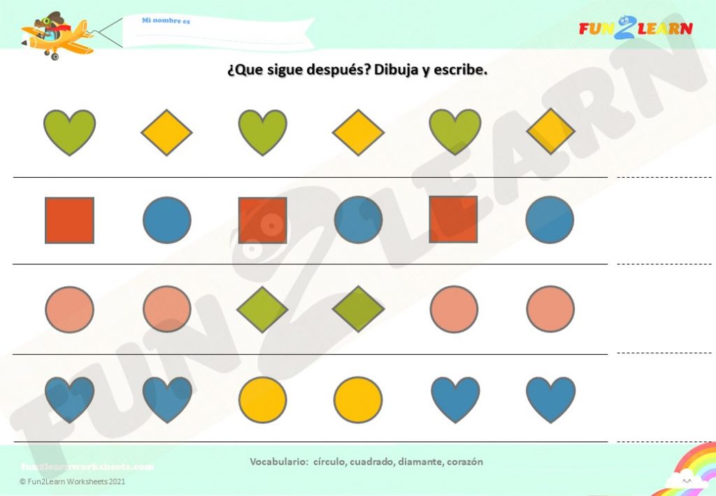 super simple formas free worksheet