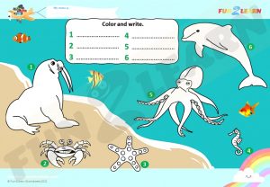 who took cookie under sea free worksheet