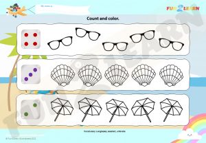 pocoyo beach esl worksheet