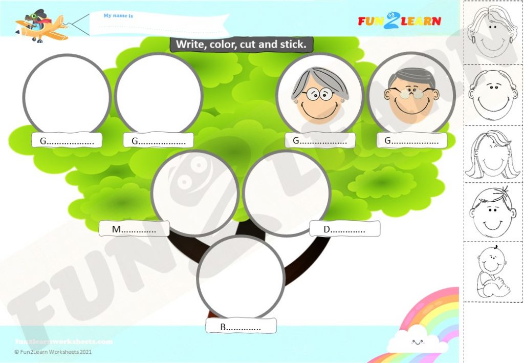 free family worksheet