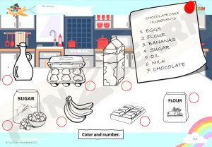 steve maggie birthday cake free worksheet
