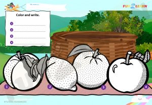 10 apples my head free esl worksheet