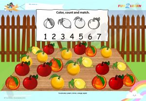 10 apples on my head free worksheet