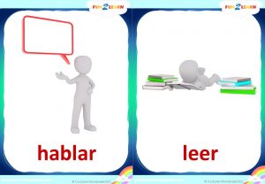 spanish verbs free flashcards