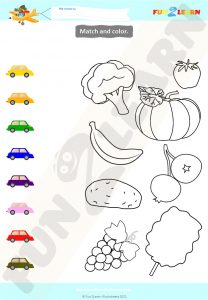 my yellow car free worksheet