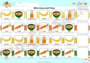 monster in my tummy free esl worksheet