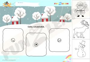 hello reindeer free worksheet
