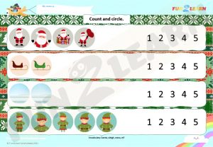 five little elves free esl worksheet