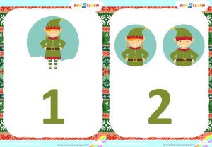 free flashcards five little elves