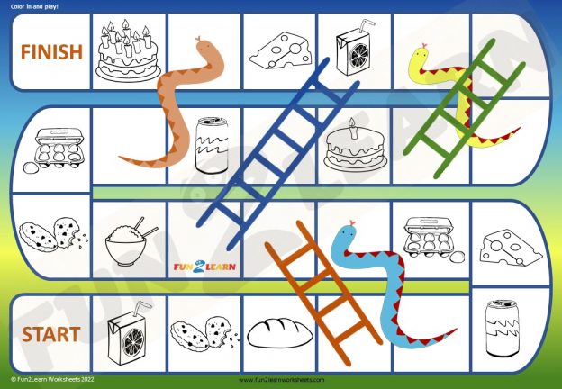 Funny Food Shopping Story | Steve and Maggie | Free Worksheet - Fun2Learn
