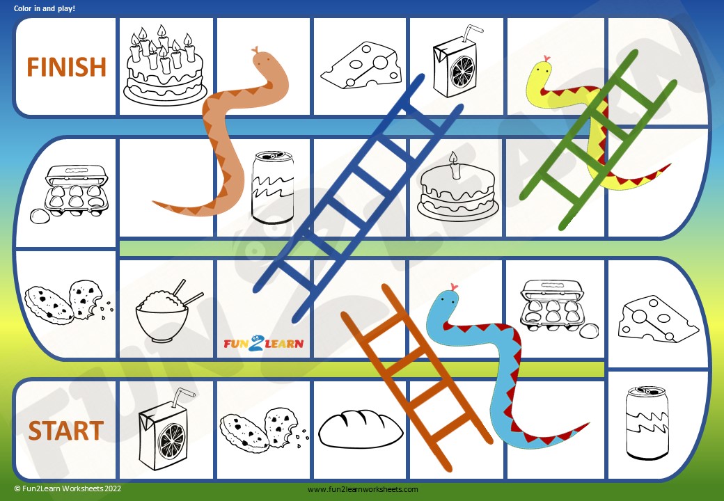 Funny Food Shopping Story | Steve and Maggie | Free Worksheet - Fun2Learn