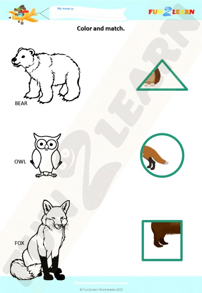 walk in the woods free worksheet