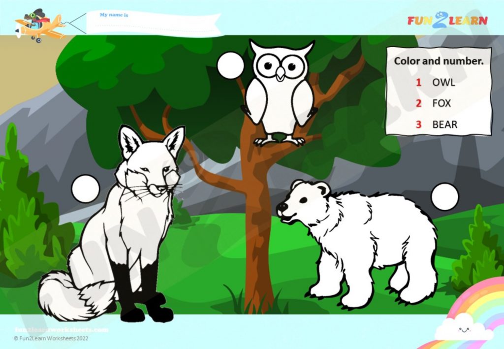 walk woods free worksheet