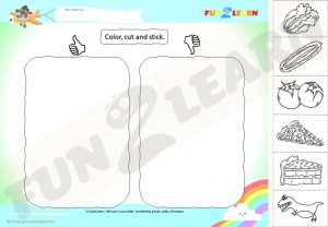 free peppa lunch worksheet