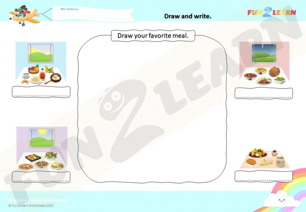 free worksheet first we wash our hands