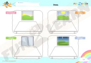 meals of the day free esl worksheet