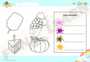 free colors super simple worksheet
