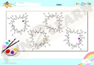 colors super simple song free worksheet