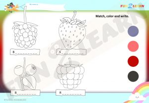 strawberry super simple free worksheet