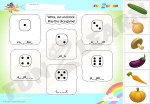 vegetables esl worksheet free